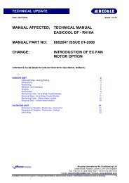 MANUAL AFFECTED: TECHNICAL MANUAL EASICOOL DF ...