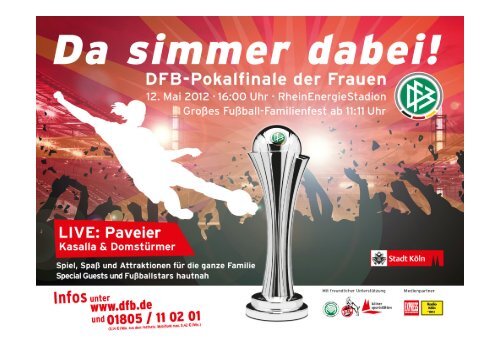 DFB-Pokalfinale der Frauen in Köln - Manuela Ferling Management