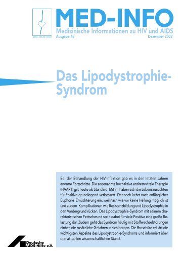 Das Lipodystrophie-Syndrom - Aidshilfe Köln