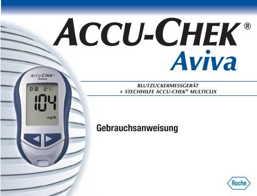 Accu-Chek Aviva Komplette Bedienungsanleitung deutsch