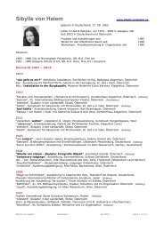 SvH Lebenslauf Juli 2012 - Sibylle von Halem