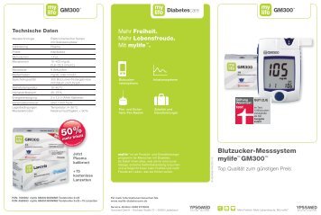 Blutzucker-Messsystem mylife™ GM300™ - DiaShop.de