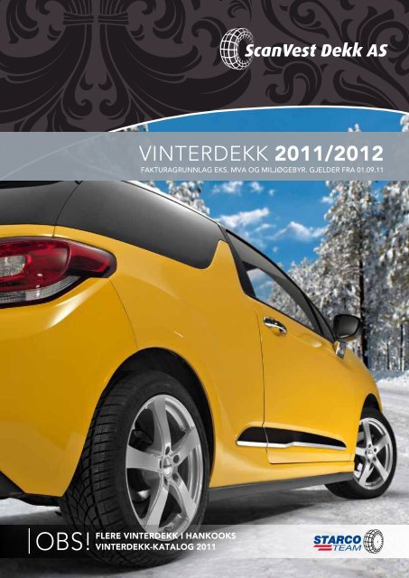 vinterdekk 2011/2012 - ScanVest Dekk AS