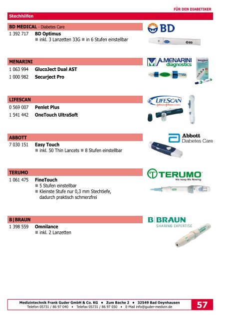 Warum „kalibrieren“ ? Wenn eine neue Packung Teststreifen ...