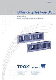 Technical Leaflet L-02-5-01e Diffusion grilles - TROX