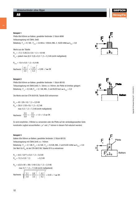 Holzverbinder Katalog - SchraubenExpress.de