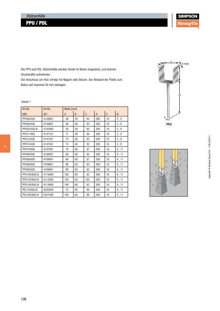 Holzverbinder Katalog - SchraubenExpress.de