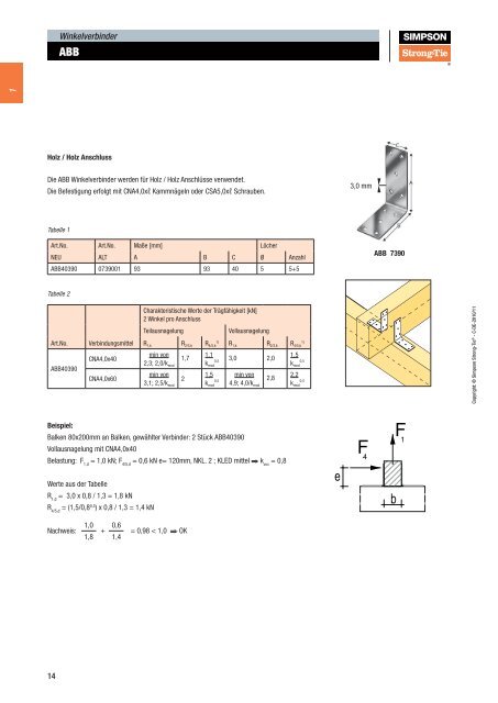 Holzverbinder Katalog - SchraubenExpress.de