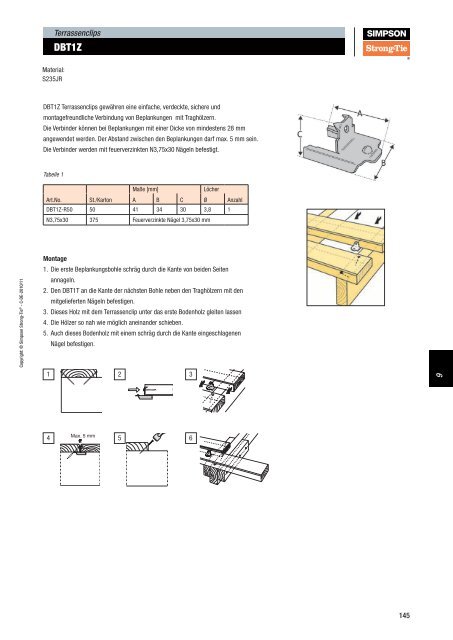 Holzverbinder Katalog - SchraubenExpress.de