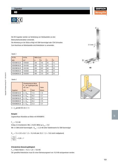 Holzverbinder Katalog - SchraubenExpress.de