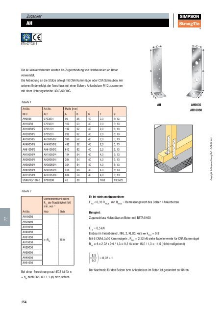 Holzverbinder Katalog - SchraubenExpress.de