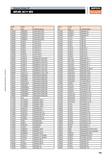 Holzverbinder Katalog - SchraubenExpress.de