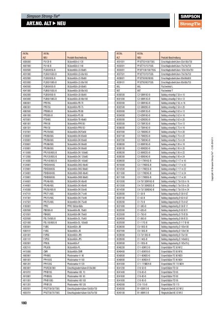 Holzverbinder Katalog - SchraubenExpress.de