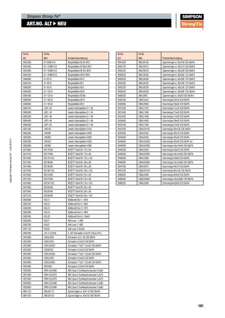 Holzverbinder Katalog - SchraubenExpress.de