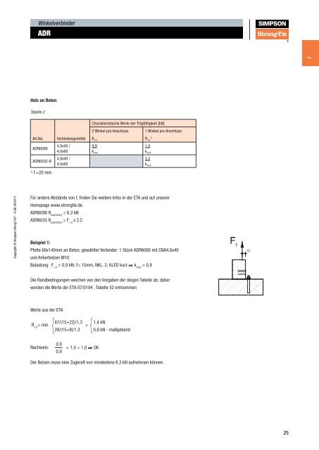 Holzverbinder Katalog - SchraubenExpress.de