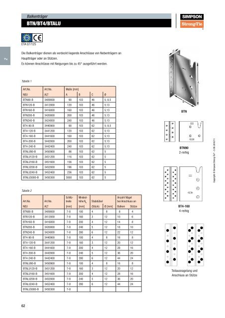 Holzverbinder Katalog - SchraubenExpress.de