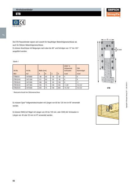 Holzverbinder Katalog - SchraubenExpress.de