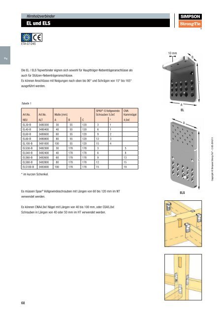 Holzverbinder Katalog - SchraubenExpress.de