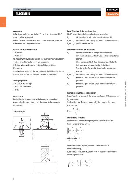 Holzverbinder Katalog - SchraubenExpress.de