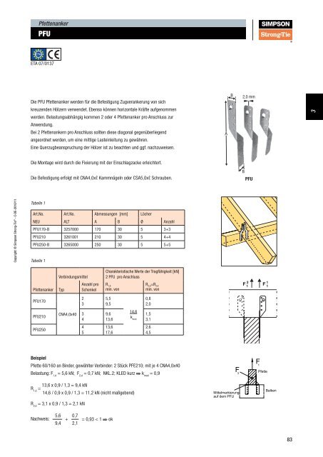 Holzverbinder Katalog - SchraubenExpress.de