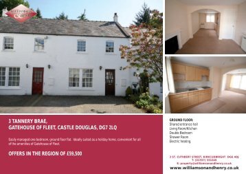 3 tannery brae, gatehouse of fleet, castle douglas, dg7 2lq offers in ...