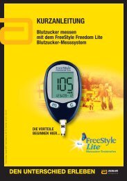 Freestyle Lite - Kurzanleitung - Tierdiabetes-shop