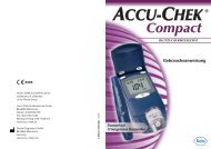 Accu-Chek Compact Gebrauchsanweisung - PDF-Dokument