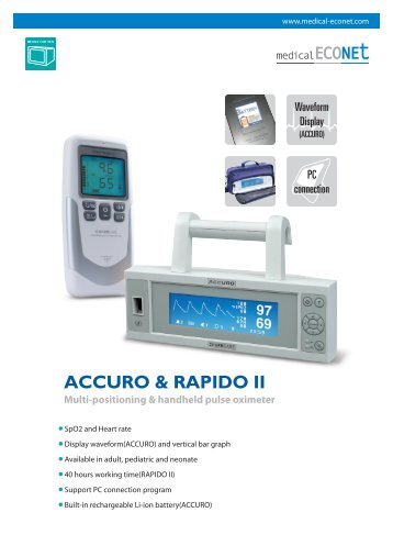 ACCURO & RAPIDO II - medical ECONET