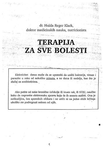 TERAPIJA ZA SVE BOLESTI - Autor