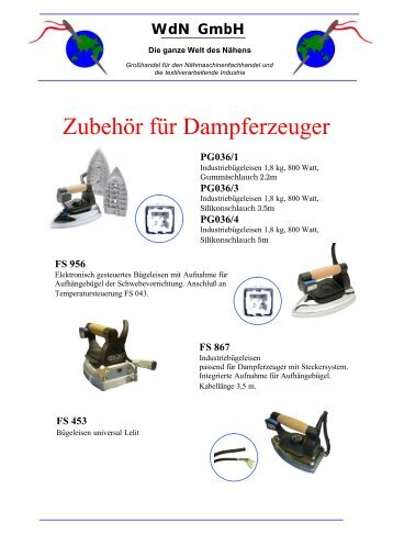 Prospekt Lelit Zubehoer Dampferzeuger2.pdf - WDN GmbH