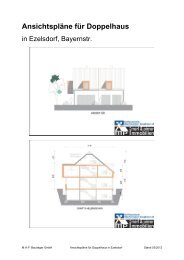 Ansichtspläne für Doppelhaus - MHP Bauträger GmbH