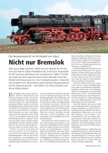Nicht nur Bremslok