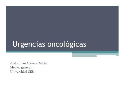 UrgenciasOncologicas2013