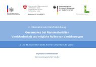 Governance bei Nanomaterialien - Die Innovationsgesellschaft