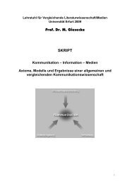 Prof. Dr. M. Giesecke SKRIPT - Michael Giesecke