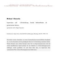 Supervision und CI-Entwicklung: Soziale ... - Michael Giesecke