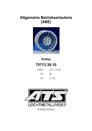 Allgemeine Betriebserlaubnis (ABE) 75713.38.10