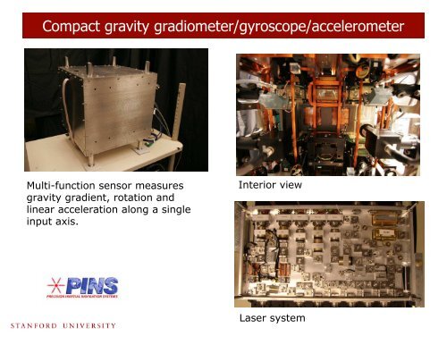 Navigation, Gravitation and Cosmology with Cold Atom ... - INFN