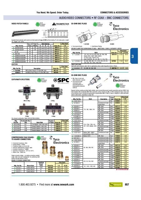 5 Mil-Spec Amphenol RF M39012//16-0013 31-4320 BNC Straight Crimp Plugs 50 Ohm
