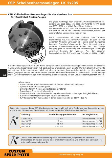 Räder - CSP-Products