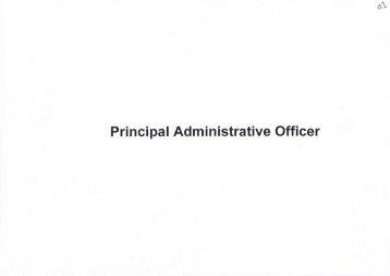 Seniority List of Administrative Officer - BAEC