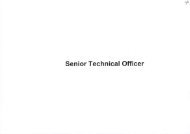 Senior Technical Officer - BAEC