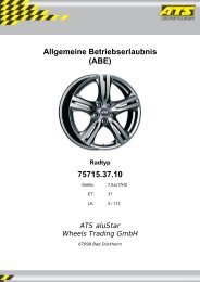 Allgemeine Betriebserlaubnis (ABE) 75715.37.10