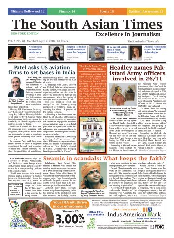 Volume 2, Issue 48 March 27 - The South Asian Times