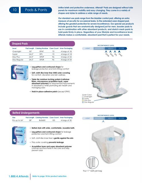2012 PRODUCT CATALOG - Attends Healthcare Products