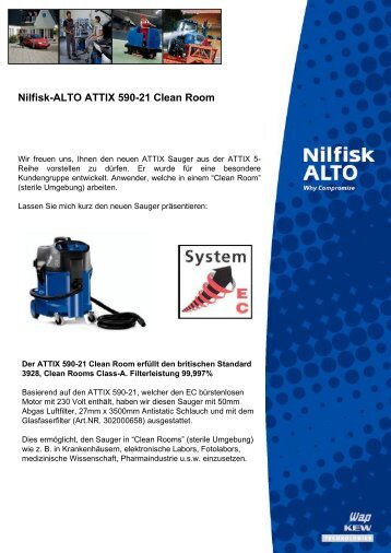 Nilfisk-ALTO ATTIX 590-21 Clean Room - Hb-reinigungstechnik.de