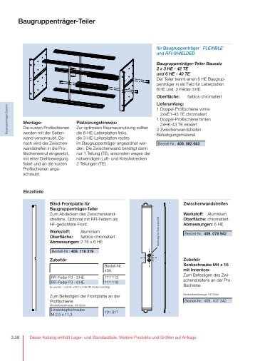 Baugruppenträger Ausbauteile.pdf - intermas-el.com