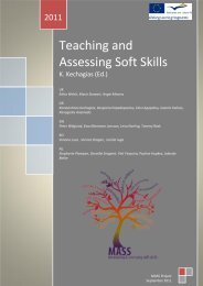 Teaching and Assessing Soft Skills - MASS - Measuring and ...
