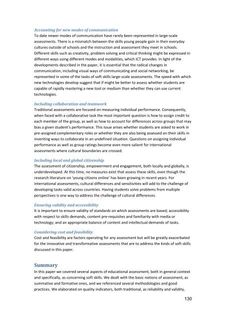 Teaching and Assessing Soft Skills - MASS - Measuring and ...