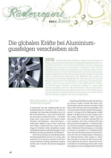 NEUE REIFENZEITUNG 3/2010, Seite 42-79 - Reifenpresse.de